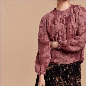 Aritzia Wilfred Lourdes Floral Blouse